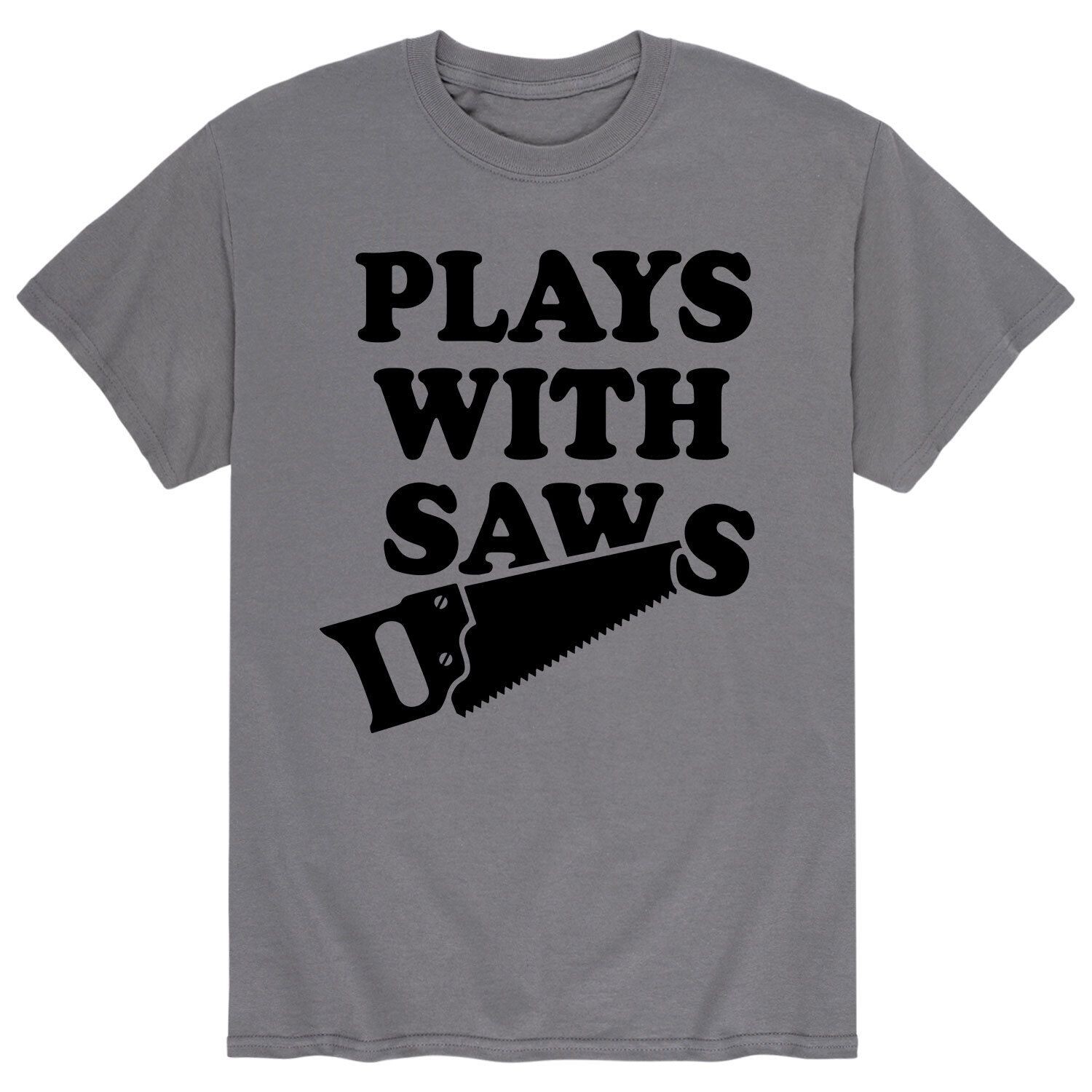 Мужская футболка Plays With Saws Licensed Character
Мужская футболка Plays With Saws Licensed Character