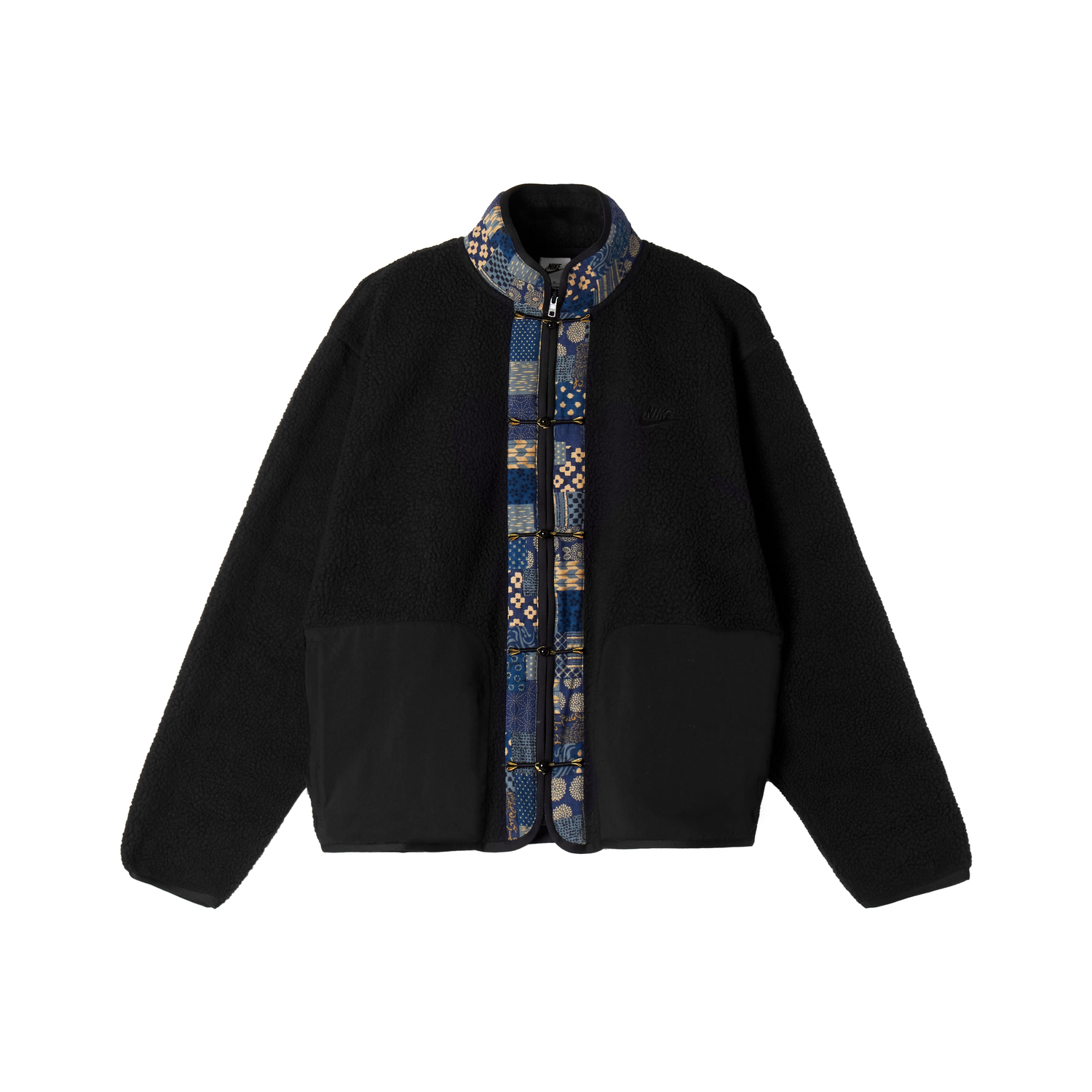 Nike Мужской бархатный пиджак, черный, с воротником-стойкой, средней высоты
Nike Мужской бархатный пиджак, черный, с воротником-стойкой, средней высоты