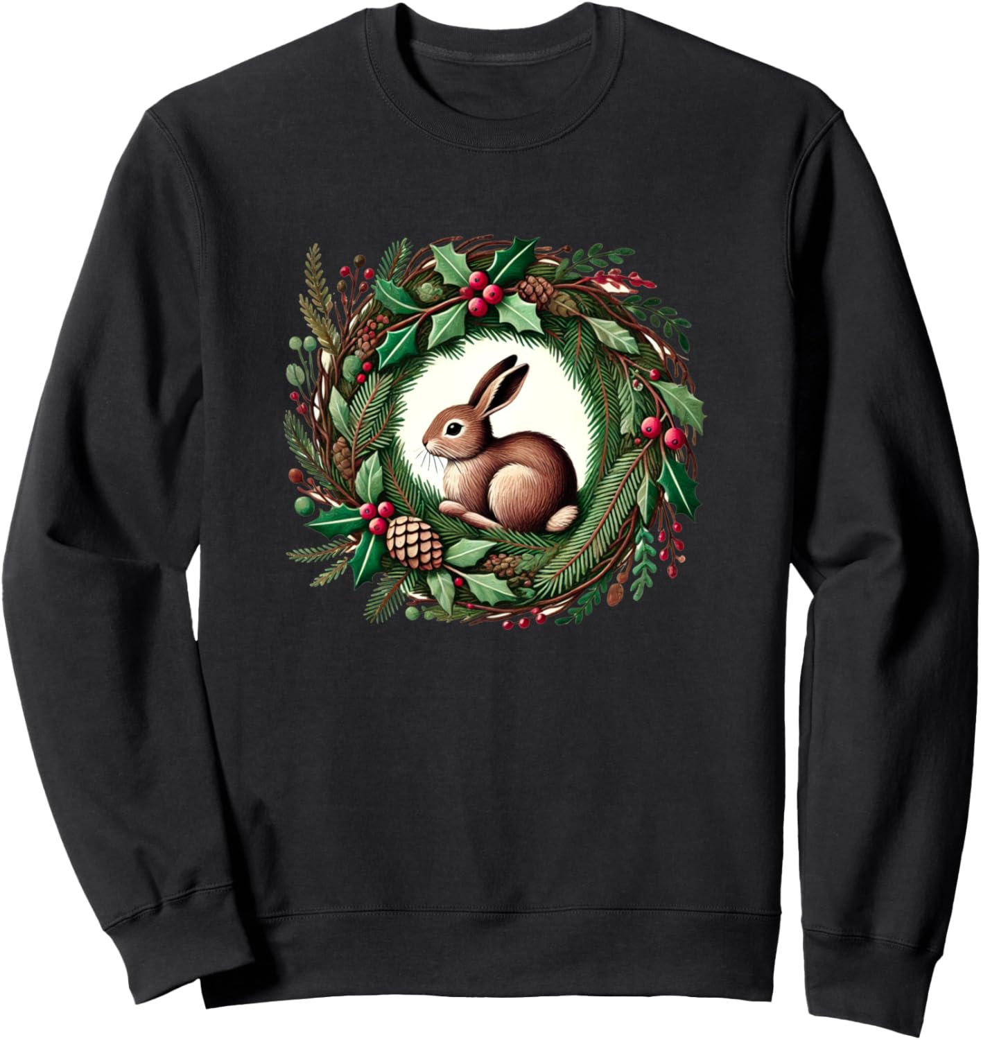 Толстовка с иллюстрацией зимнего солнцестояния от Yulehale Art Vintage Hare Art Snugg, черный
Толстовка с иллюстрацией зимнего солнцестояния от Yulehale Art Vintage Hare Art Snugg, черный