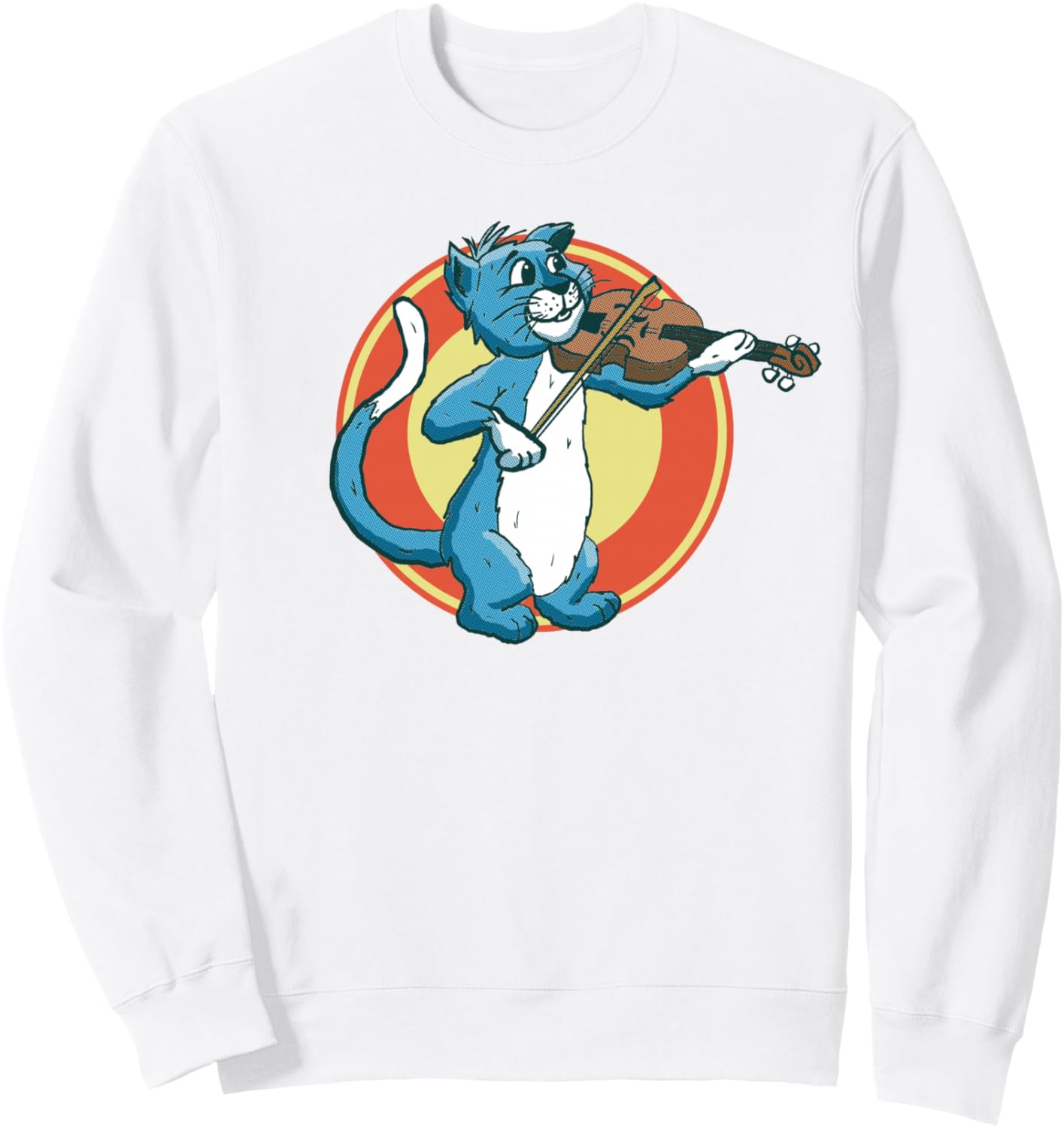 Забавная толстовка с изображением кота, играющего на скрипке в переулке «Скрипичная аллея» Bluegrassgarage - Bluegrass Music Vintage Fan Tees, белый
Забавная толстовка с изображением кота, играющего на скрипке в переулке «Скрипичная аллея» Bluegrassgarage - Bluegrass Music Vintage Fan Tees, белый