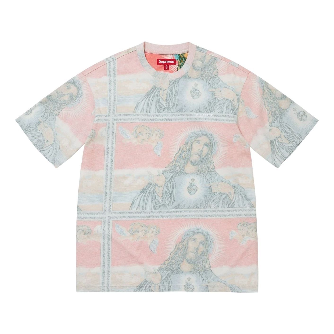 Футболка с коротким рукавом Supreme Jesus, разноцветная
Футболка с коротким рукавом Supreme Jesus, разноцветная