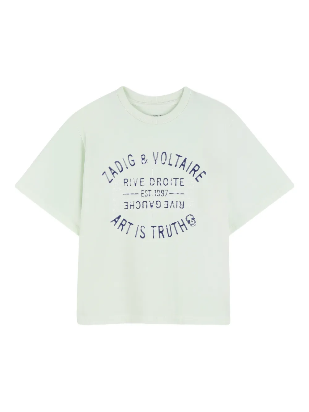 Футболка с принтом Zadig & Voltaire Kids, зеленый
Футболка с принтом Zadig & Voltaire Kids, зеленый
