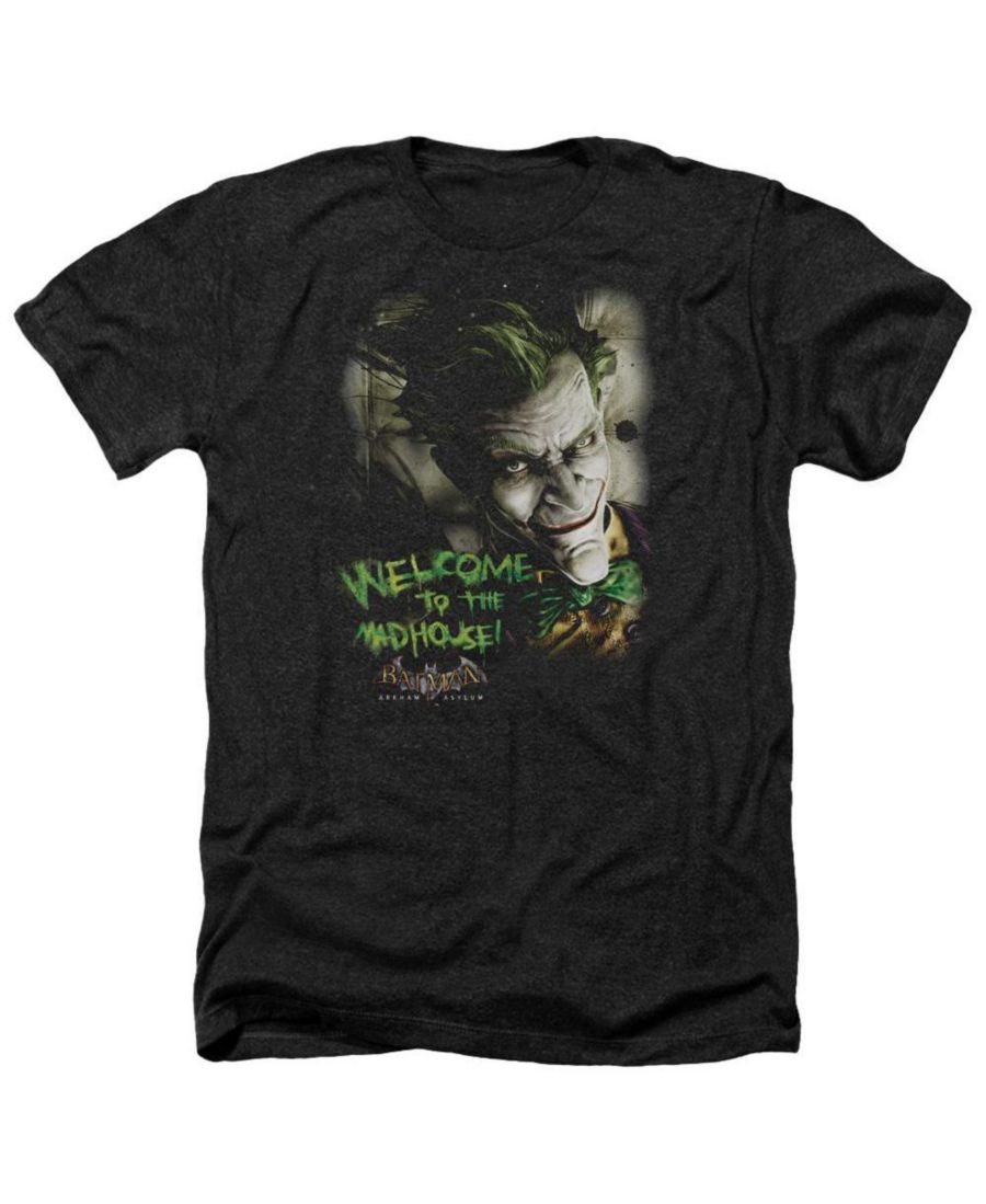 Мужская футболка Arkham Asylum Welcome To The Madhouse, цвет светло-серый Batman, Black
Мужская футболка Arkham Asylum Welcome To The Madhouse, цвет светло-серый Batman, Black