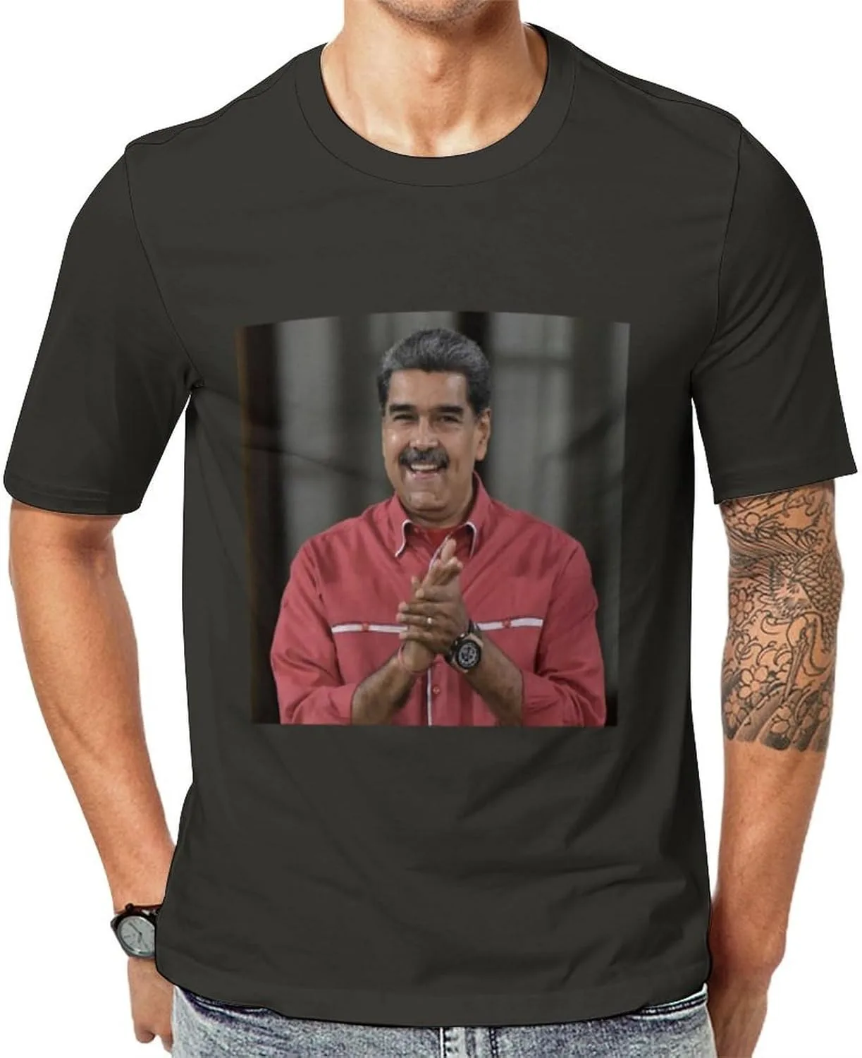 Футболка Nicolas Maduro мужская с коротким рукавом Wzsxbfsn
Футболка Nicolas Maduro мужская с коротким рукавом Wzsxbfsn