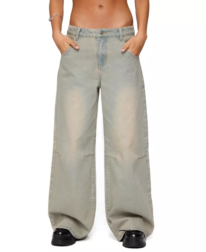 Женские джинсы Santi с низкой талией и широкими штанинами Edikted, синий
Женские джинсы Santi с низкой талией и широкими штанинами Edikted, синий