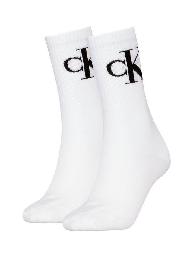 Ребристые носки Calvin Klein, White
Ребристые носки Calvin Klein, White