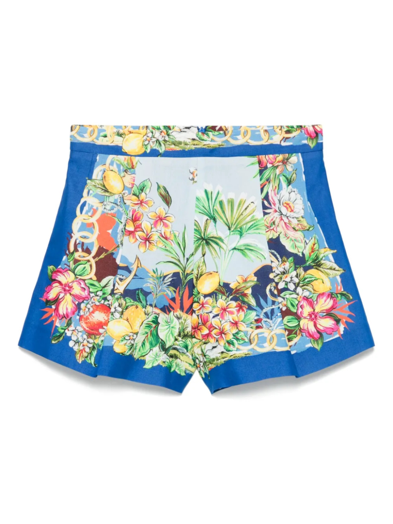 Шорты с цветочным принтом Maje, синий 
Шорты с цветочным принтом Maje, синий