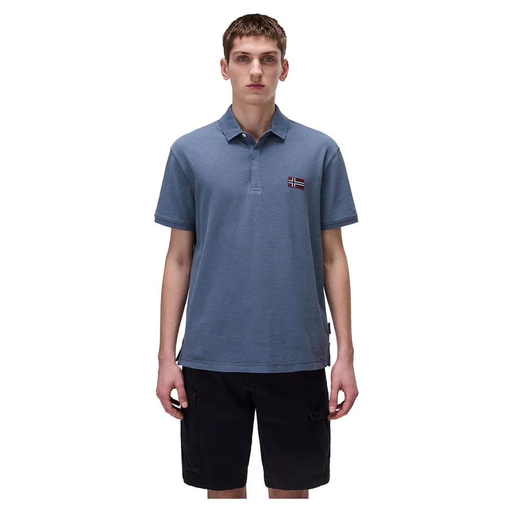 Поло с коротким рукавом Napapijri Ebea, синий
Поло с коротким рукавом Napapijri Ebea, синий