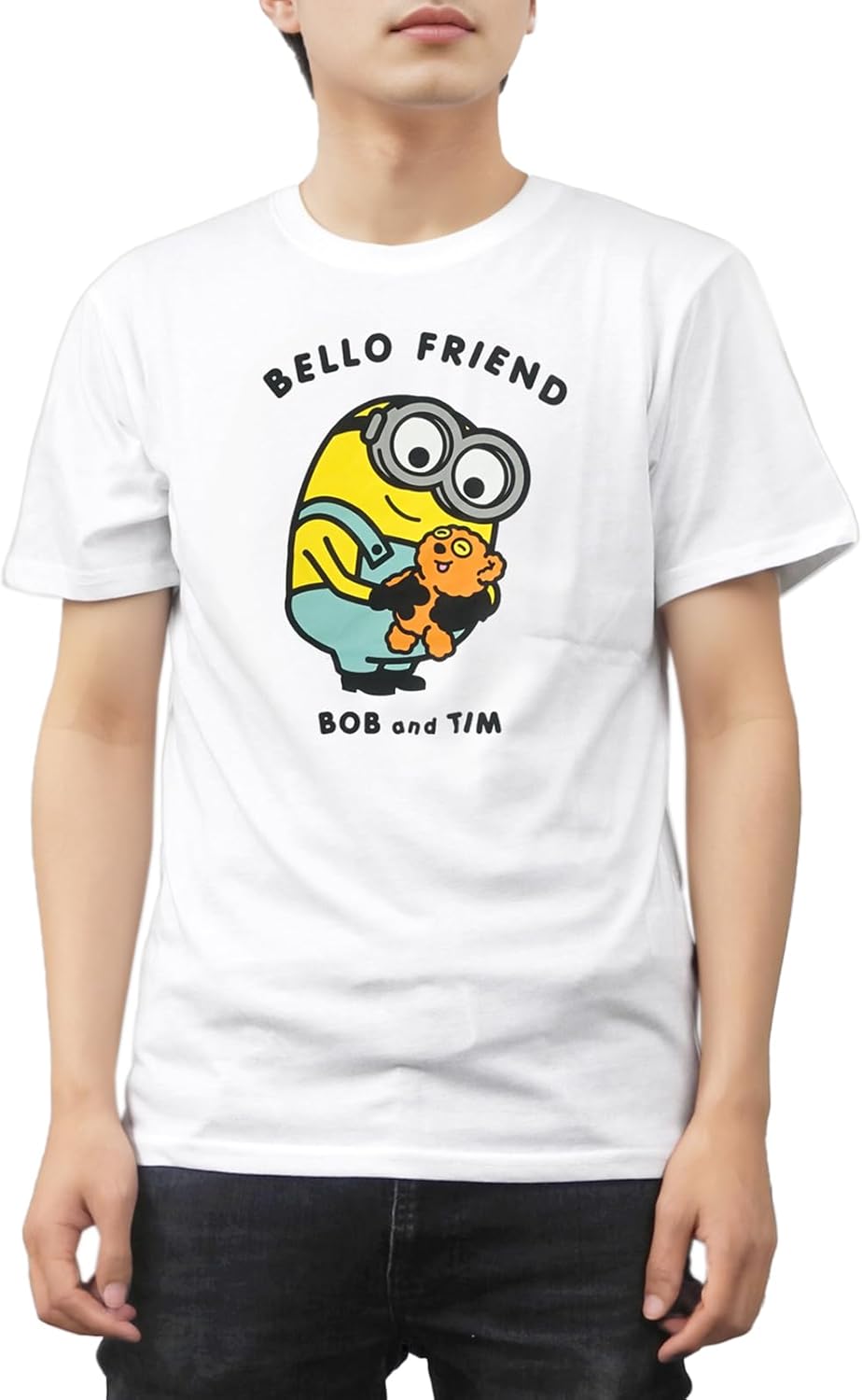 Футболка с принтами Fineplus Minions BELLO FRIEND Bob Tim Fine Plus, белый
Футболка с принтами Fineplus Minions BELLO FRIEND Bob Tim Fine Plus, белый