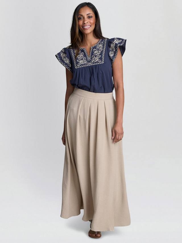 Юбка миди Ethel в складку Gina Bacconi, Beige
Юбка миди Ethel в складку Gina Bacconi, Beige