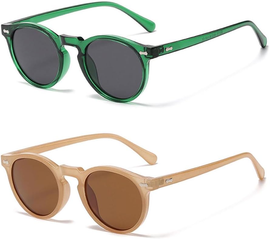 Круглые поляризованные солнцезащитные очки в стиле ретро для женщин и мужчин, классические круглые солнцезащитные очки с защитой от УФ-излучения для ношения на открытом воздухе Ridering, Greenblack+coffee
Круглые поляризованные солнцезащитные очки в стиле ретро для женщин и мужчин, классические круглые солнцезащитные очки с защитой от УФ-излучения для ношения на открытом воздухе Ridering, Greenblack+coffee