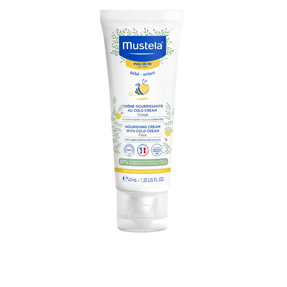 Увлажняющий крем для ухода за лицом Bébé crema facial nutritiva al cold cream Mustela, 40 мл
Увлажняющий крем для ухода за лицом Bébé crema facial nutritiva al cold cream Mustela, 40 мл