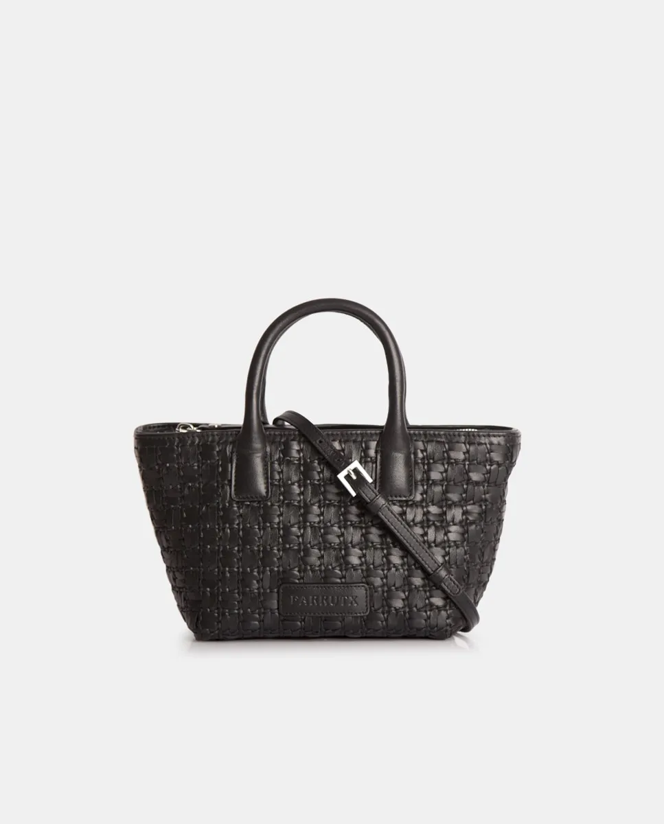 Сумка ручной работы из плетеной кожи наппа FM5 Farrutx, черный
Сумка ручной работы из плетеной кожи наппа FM5 Farrutx, черный