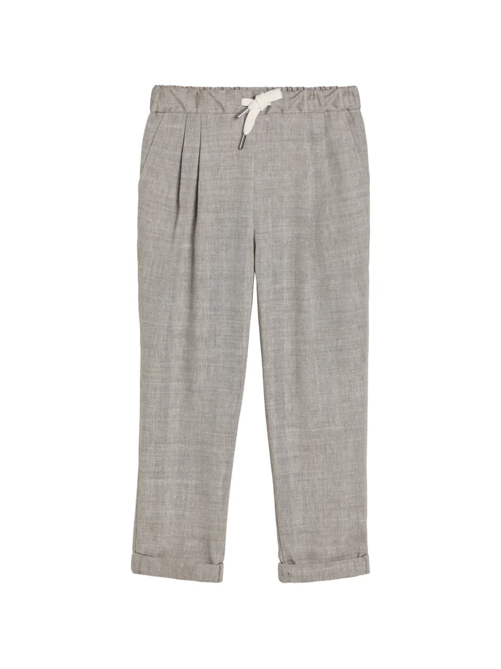 Брюки с двумя складками Brunello Cucinelli Kids, серый
Брюки с двумя складками Brunello Cucinelli Kids, серый