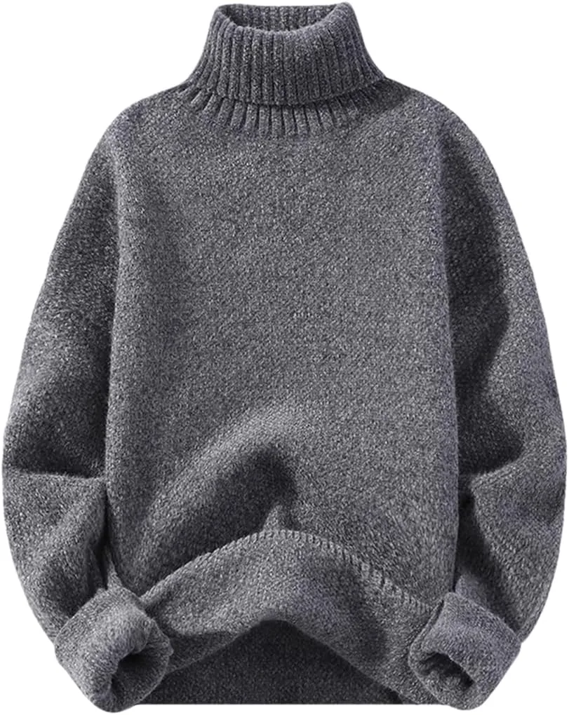 Мужской свитер с воротником-гольф HEYDHSDC
Мужской свитер с воротником-гольф HEYDHSDC