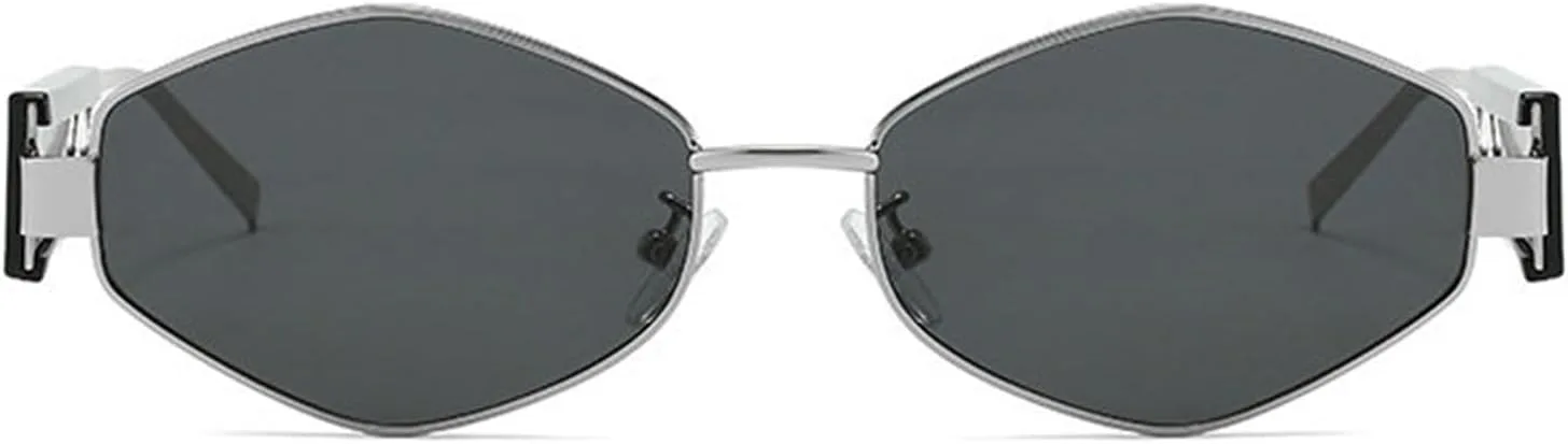 Солнцезащитные очки Willochra Fashion Irregular Polygon Sunglasses Women Retro Clear Ocean Lens Shades UV400 Trending Men Hexagon Sun Glasses, Silver Black
Солнцезащитные очки Willochra Fashion Irregular Polygon Sunglasses Women Retro Clear Ocean Lens Shades UV400 Trending Men Hexagon Sun Glasses, Silver Black