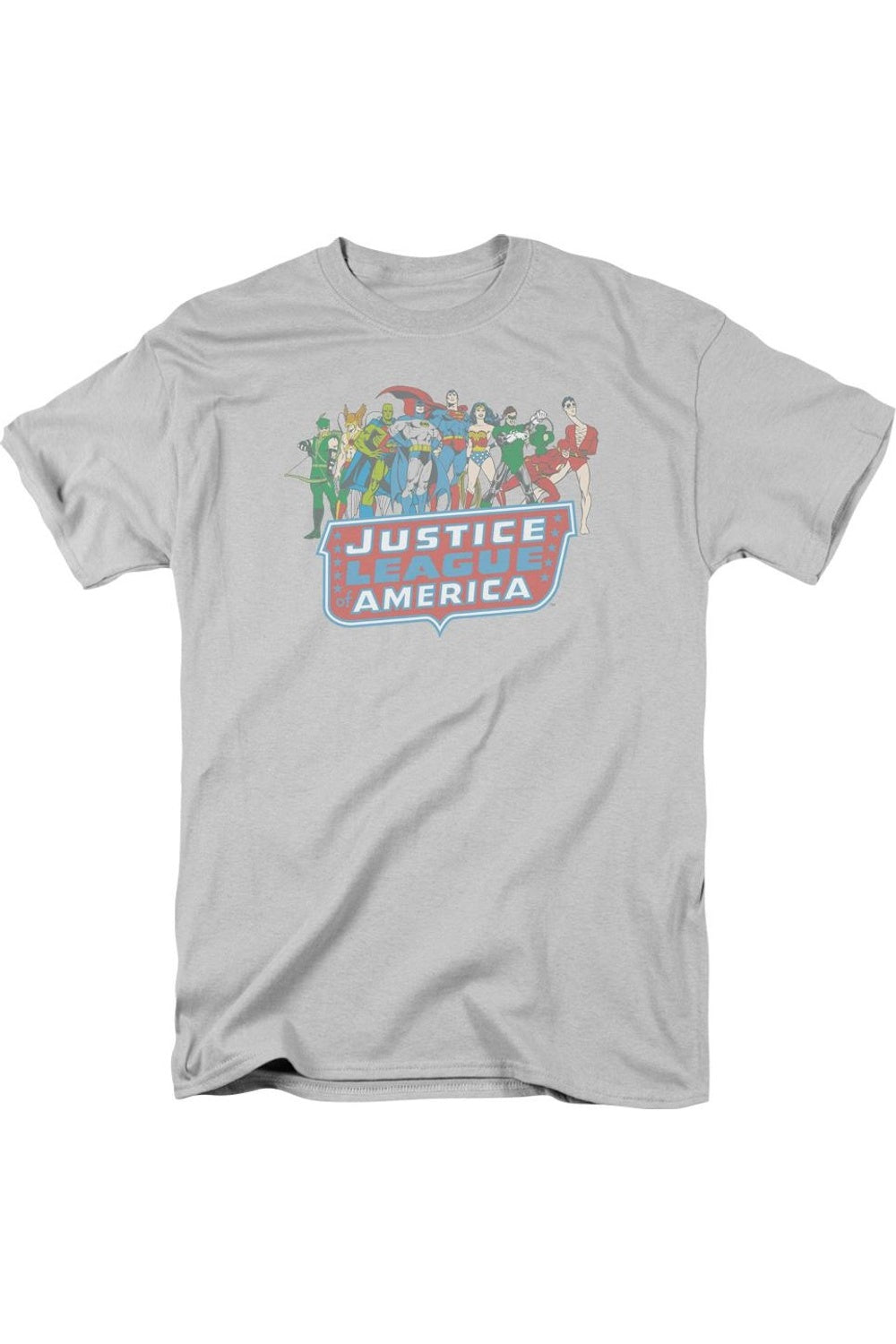 Футболка с коротким рукавом для взрослых из серии «Лига Справедливости Америки» от DC Comics Gildan, серебряный
Футболка с коротким рукавом для взрослых из серии «Лига Справедливости Америки» от DC Comics Gildan, серебряный