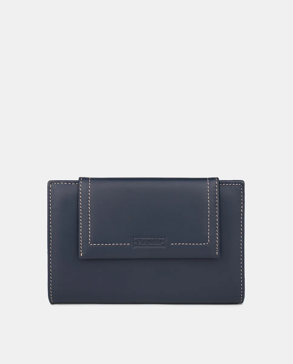 Большой бумажник Pielnoble, темно-синий
Большой бумажник Pielnoble, темно-синий