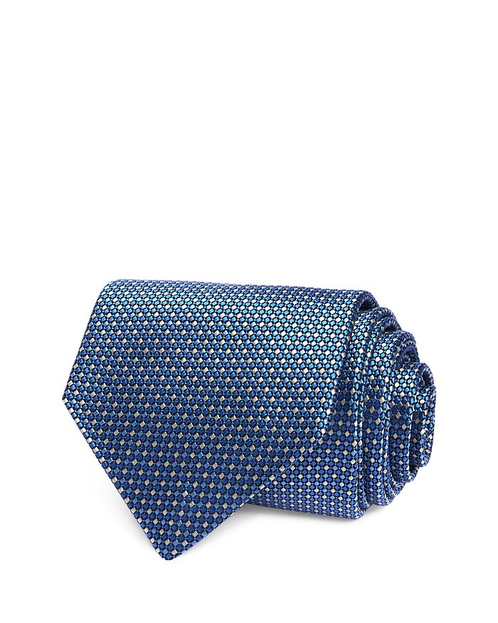 Классический галстук с геометрическим узором David Donahue, синий
Классический галстук с геометрическим узором David Donahue, синий