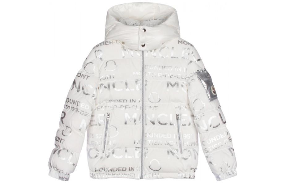 Детская утепленная куртка Moncler, белая
Детская утепленная куртка Moncler, белая