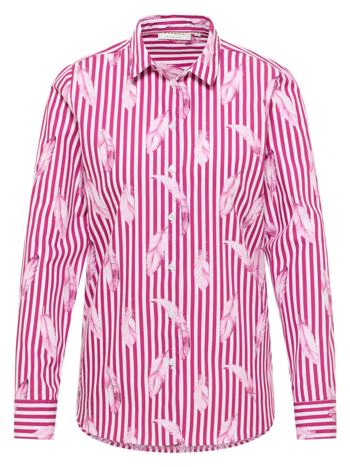 Блузка прямого кроя цвета баклажана Eterna
Блузка прямого кроя цвета баклажана Eterna