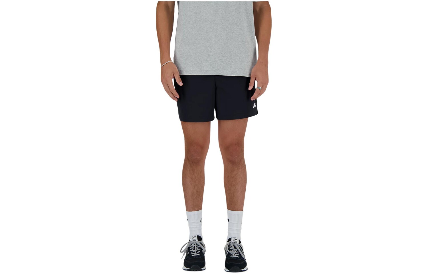 Мужские повседневные шорты New Balance, цвет Black
Мужские повседневные шорты New Balance, цвет Black