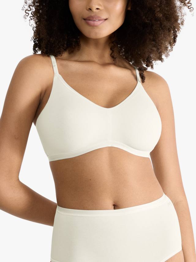 Ежедневный бюстгальтер Cotton Soft sloggi, White
Ежедневный бюстгальтер Cotton Soft sloggi, White
