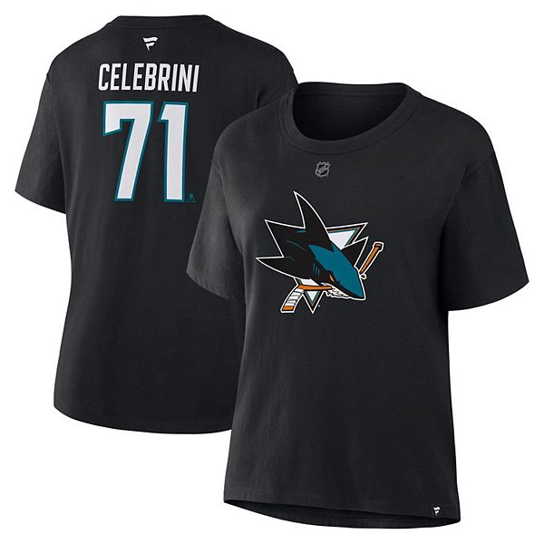 Футболка женская Macklin Celebrini San Jose Sharks с именем и номером Fanatics
Футболка женская Macklin Celebrini San Jose Sharks с именем и номером Fanatics