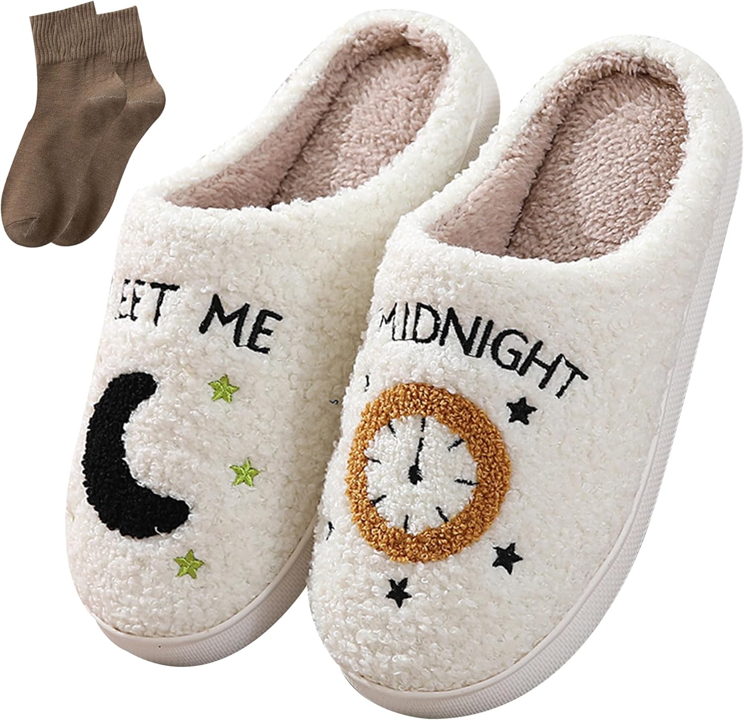 Тапочки BOOUKILE с улыбающимся лицом для женщин и мужчин, ретро, мягкие, уютные, удобные, плюшевые, легкие домашние тапочки, для дома и улицы, с нескользящей подошвой, Meetmemidnight
Тапочки BOOUKILE с улыбающимся лицом для женщин и мужчин, ретро, мягкие, уютные, удобные, плюшевые, легкие домашние тапочки, для дома и улицы, с нескользящей подошвой, Meetmemidnight