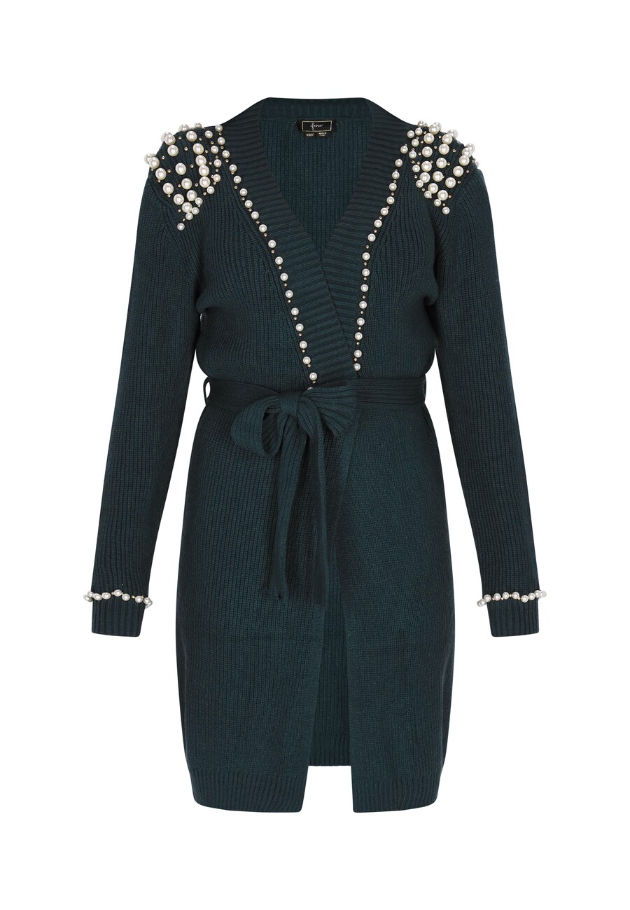 Вязаный кардиган faina, темно-зеленый
Вязаный кардиган faina, темно-зеленый