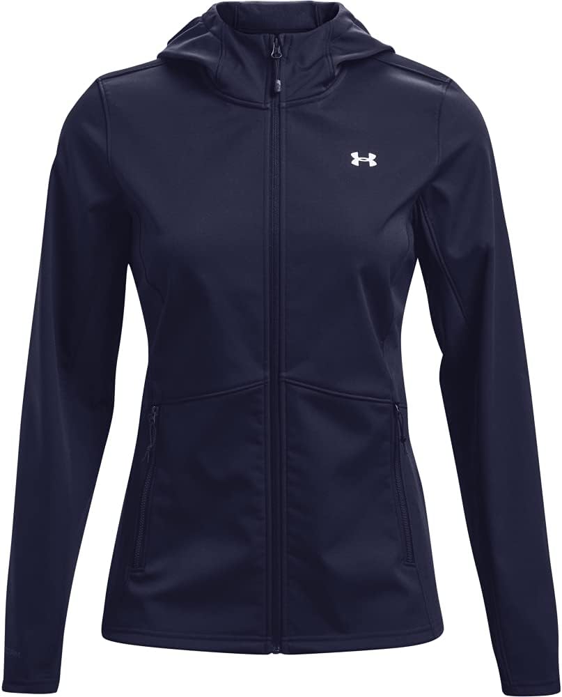 Under Armour Women's Coldgear Infrared Shield Hooded Full-zip Parka Jacket, Midnight Navy (410)/White
Under Armour Women's Coldgear Infrared Shield Hooded Full-zip Parka Jacket, Midnight Navy (410)/White