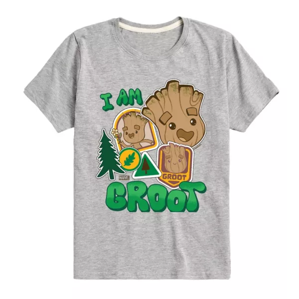 Мальчики 8-20 лет футболка с коротким рукавом и принтом "Стражи Галактики: Я есть Грут" с нашивками для улицы Marvel, серый
Мальчики 8-20 лет футболка с коротким рукавом и принтом "Стражи Галактики: Я есть Грут" с нашивками для улицы Marvel, серый