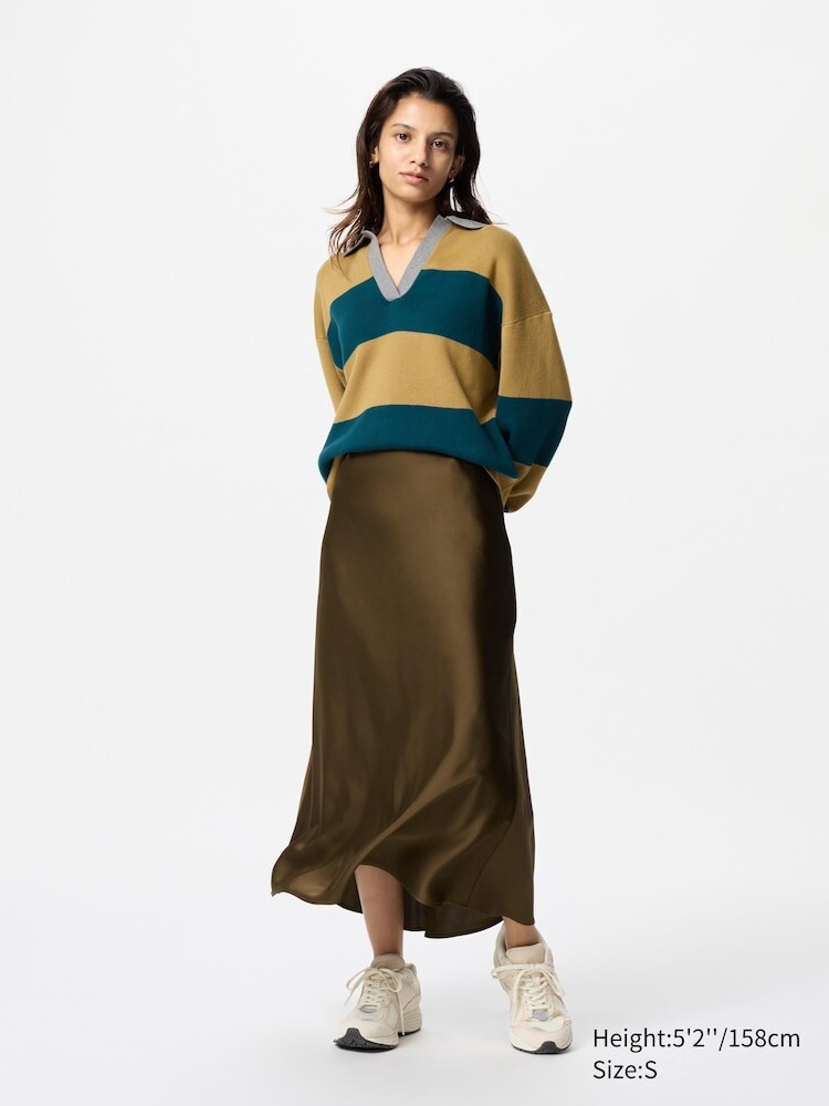 Юбка атласная короткая Uniqlo, цвет 36 коричневый 
Юбка атласная короткая Uniqlo, цвет 36 коричневый