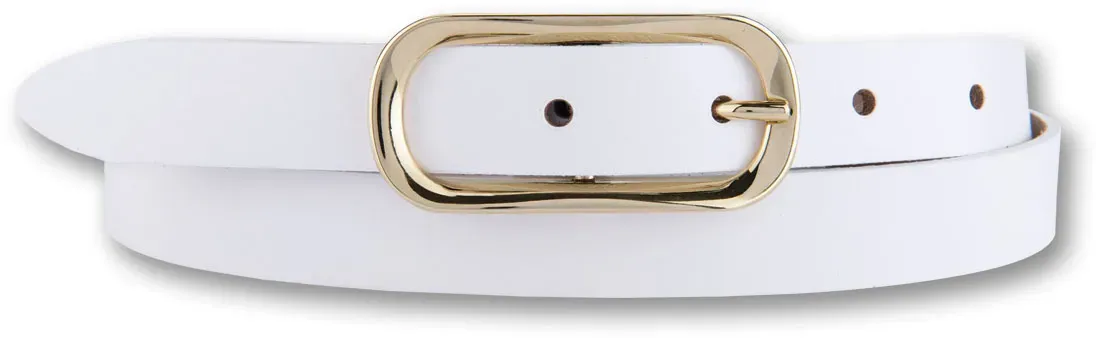 Кожаный ремень BERND GÖTZ, выразительная овальная золотая застежка, белый
Кожаный ремень BERND GÖTZ, выразительная овальная золотая застежка, белый