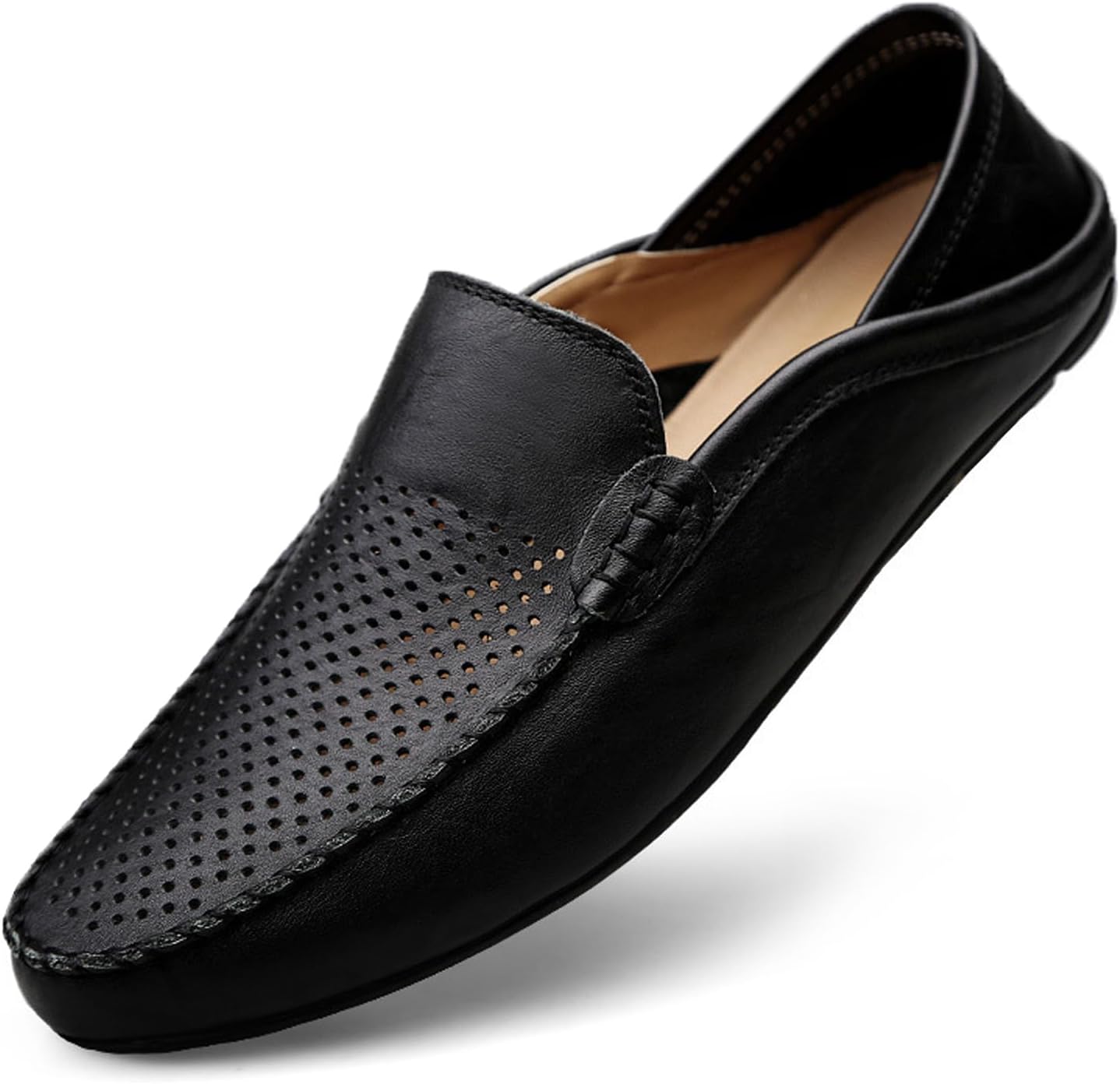 Мужские кожаные повседневные лоферы Hollow On с плоской подошвой, легкие, дышащие, удобные мокасины-кроссовки для отдыха, спорта, путешествий и вождения Crepuscute, черный
Мужские кожаные повседневные лоферы Hollow On с плоской подошвой, легкие, дышащие, удобные мокасины-кроссовки для отдыха, спорта, путешествий и вождения Crepuscute, черный