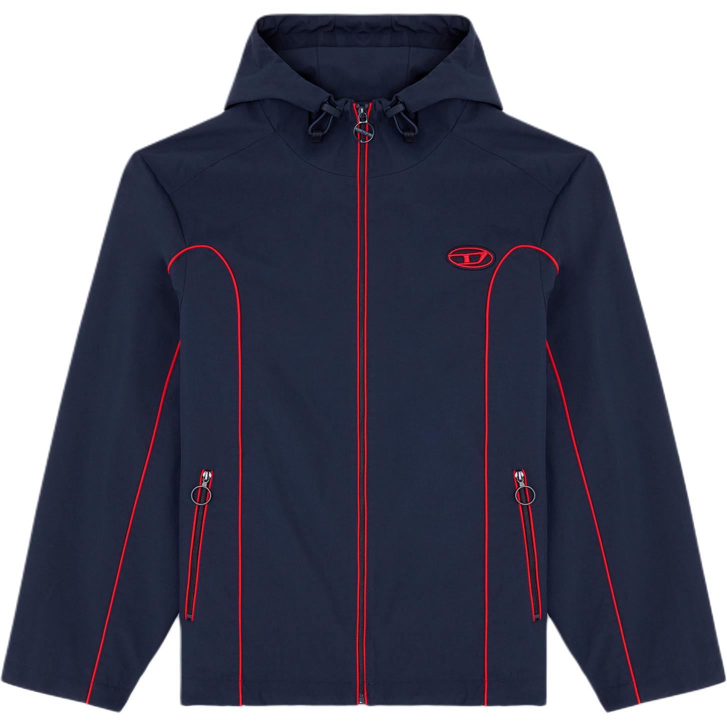 DIESEL Куртка худи, Dark Blue 
DIESEL Куртка худи, Dark Blue