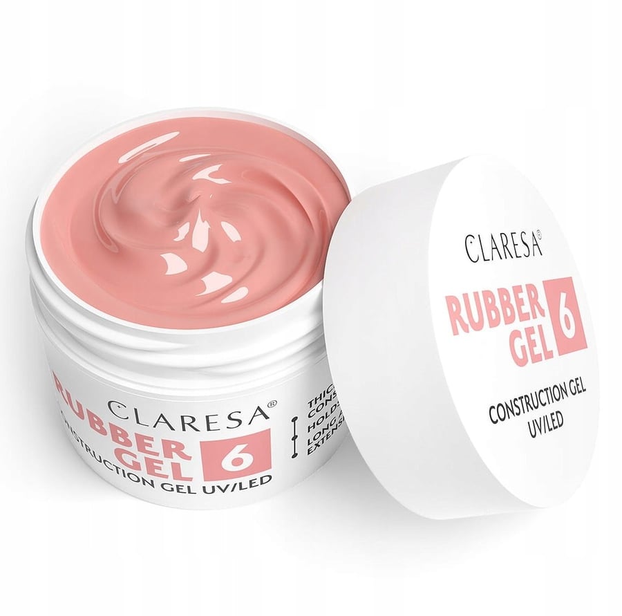Claresa Rubber Gel Густой строительный гель с тиксотропией 6 - 45 г Puderek
Claresa Rubber Gel Густой строительный гель с тиксотропией 6 - 45 г Puderek