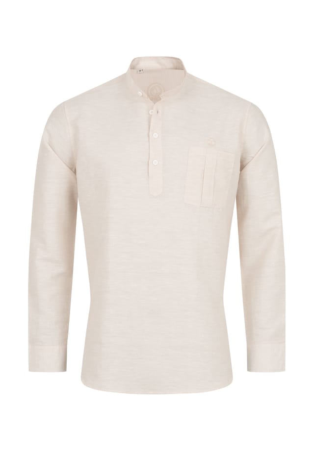 Рубашка льняная рубашка Indumentum, бежевый 
Рубашка льняная рубашка Indumentum, бежевый