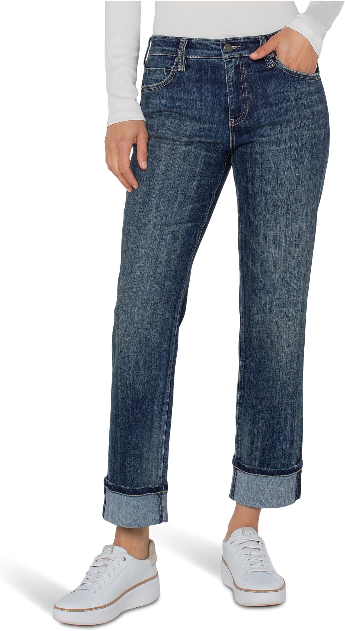 Женские джинсы Marley Girlfriend со средней посадкой и манжетами Liverpool Los Angeles, Saylorville
Женские джинсы Marley Girlfriend со средней посадкой и манжетами Liverpool Los Angeles, Saylorville