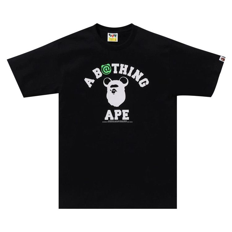 Футболка BAPE x MEDICOM TOY Bear College Tee, Black
Футболка BAPE x MEDICOM TOY Bear College Tee, Black