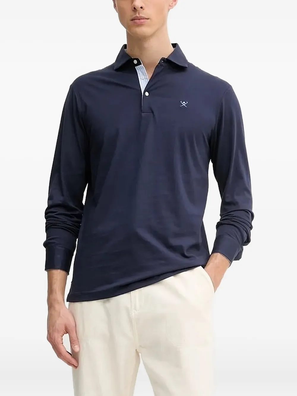 Рубашка поло с длинными рукавами Hackett, синий
Рубашка поло с длинными рукавами Hackett, синий