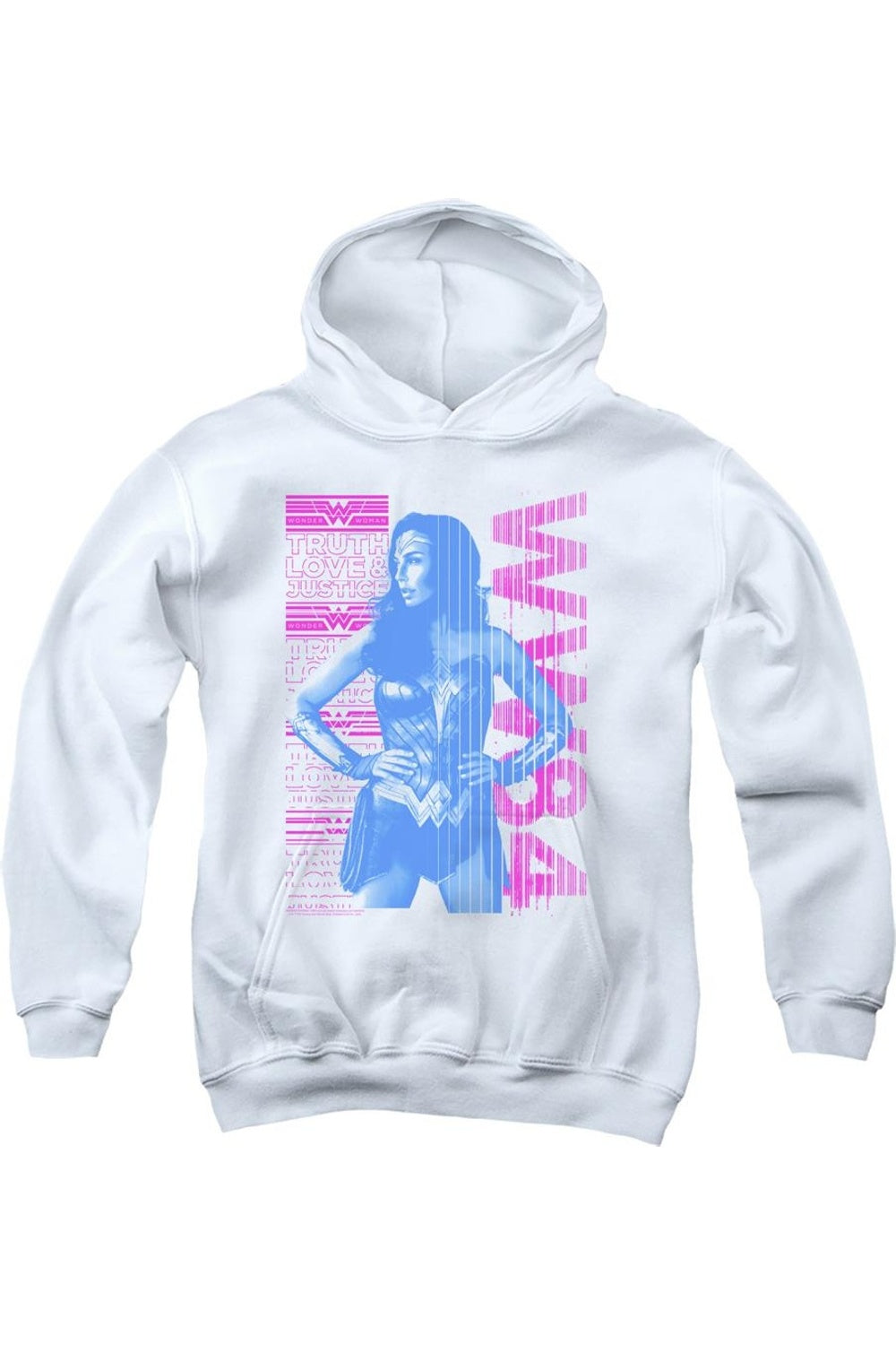 Толстовка Wonder Woman 84 "Правда, любовь и справедливость" для молодежи Gildan, белый
Толстовка Wonder Woman 84 "Правда, любовь и справедливость" для молодежи Gildan, белый