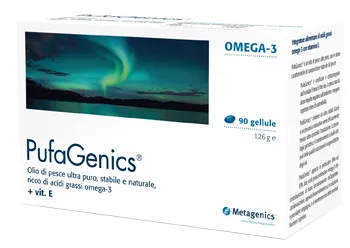 Pufagenics Omega3 Добавка 90 капсул Омега-3 и витамины Metagenics 
Pufagenics Omega3 Добавка 90 капсул Омега-3 и витамины Metagenics