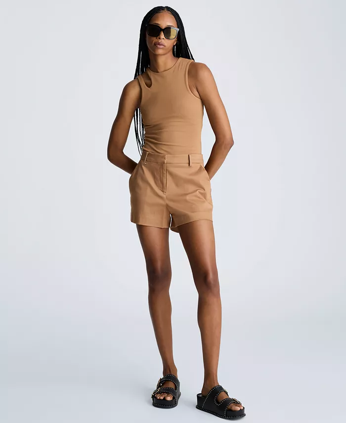 Женский топ с вырезом, встроенным бюстгальтером и шорты с плоским передом Kenneth Cole, коричневый
Женский топ с вырезом, встроенным бюстгальтером и шорты с плоским передом Kenneth Cole, коричневый