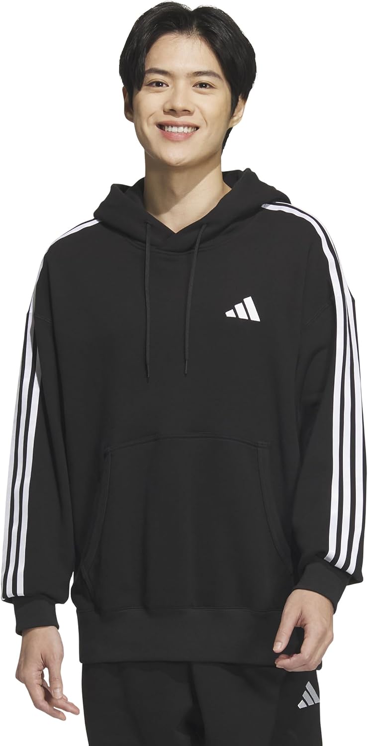 Толстовка с капюшоном ESS+ с тремя полосками, модель JUP96, мужская Adidas, черный
Толстовка с капюшоном ESS+ с тремя полосками, модель JUP96, мужская Adidas, черный