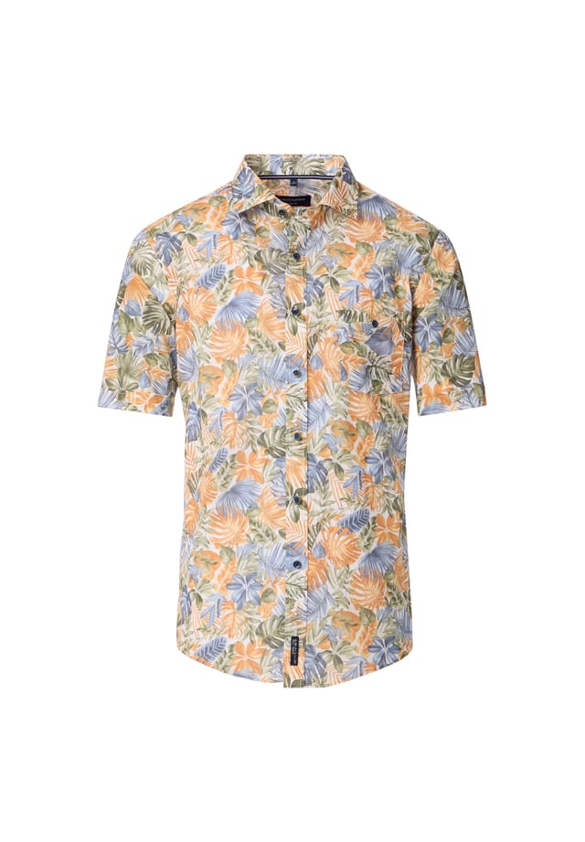 Повседневная рубашка с коротким рукавом и принтом повседневный крой Casamoda, оранжевый
Повседневная рубашка с коротким рукавом и принтом повседневный крой Casamoda, оранжевый