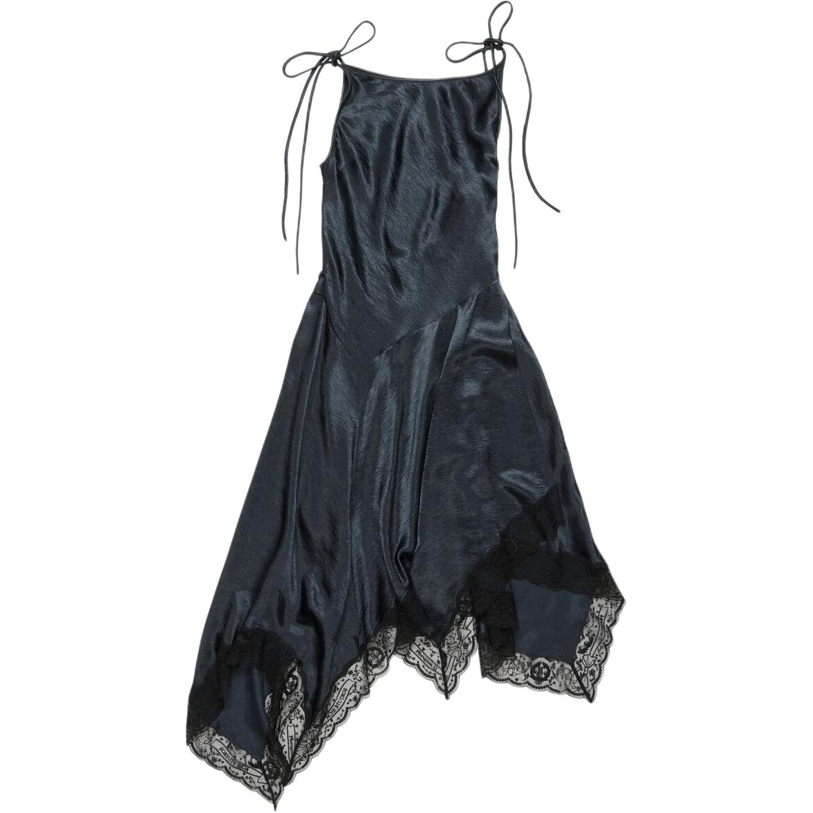 Платье из сатинового кружева Acne Studios, синий
Платье из сатинового кружева Acne Studios, синий