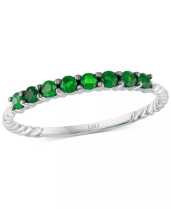 Кольцо с изумрудом (0,29 карата) из 14-каратного белого золота Lali Jewels, emerald
Кольцо с изумрудом (0,29 карата) из 14-каратного белого золота Lali Jewels, emerald