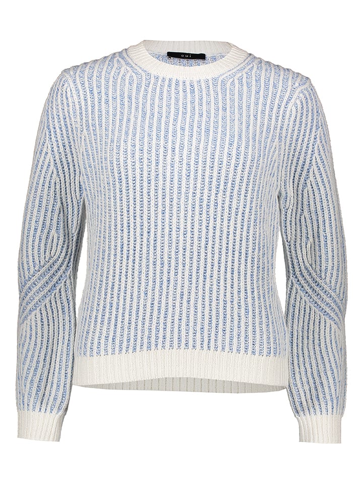 Пуловер Oui, цвет blau/weiß
Пуловер Oui, цвет blau/weiß