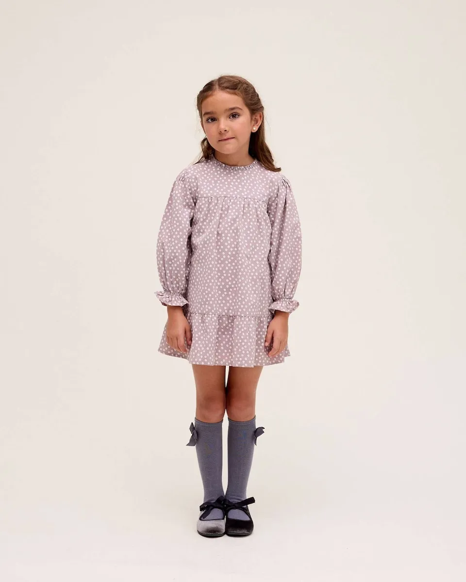 Платье для девочки с геометрическим узором Dadati, сиреневый/белый
Платье для девочки с геометрическим узором Dadati, сиреневый/белый